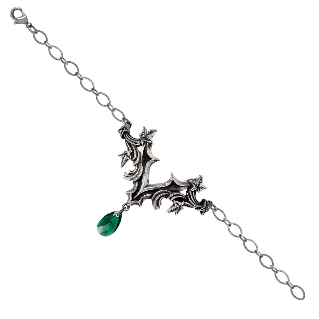Alchemy Gothic Churchyard Ivy Leaves Baroque Bracelet A143