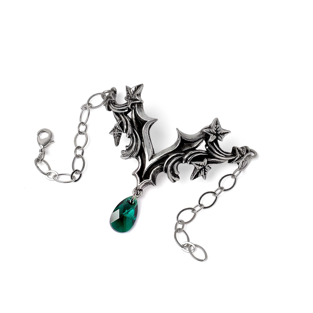 Alchemy Gothic Churchyard Ivy Leaves Baroque Bracelet A143