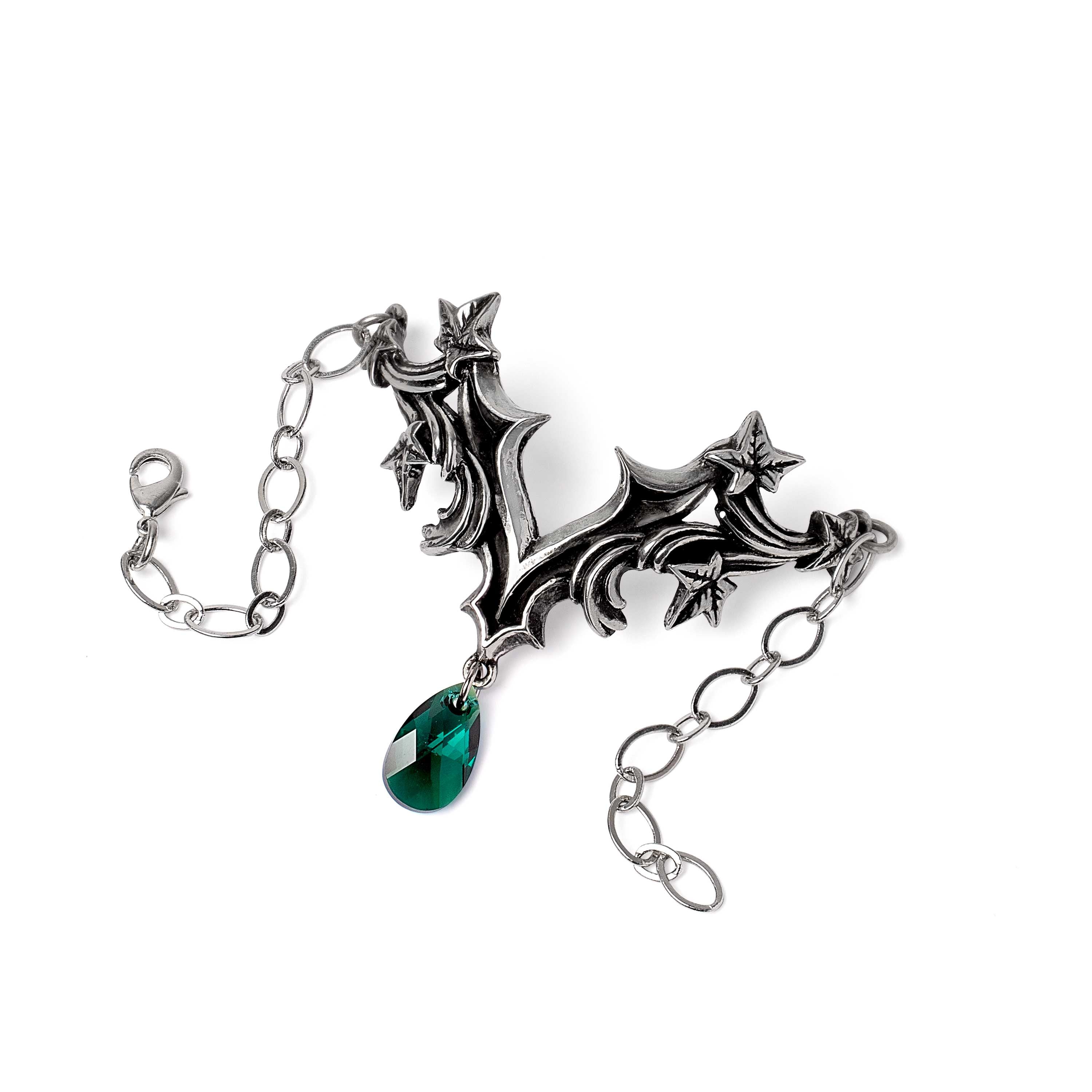 Alchemy Gothic Churchyard Ivy Leaves Baroque Bracelet A143