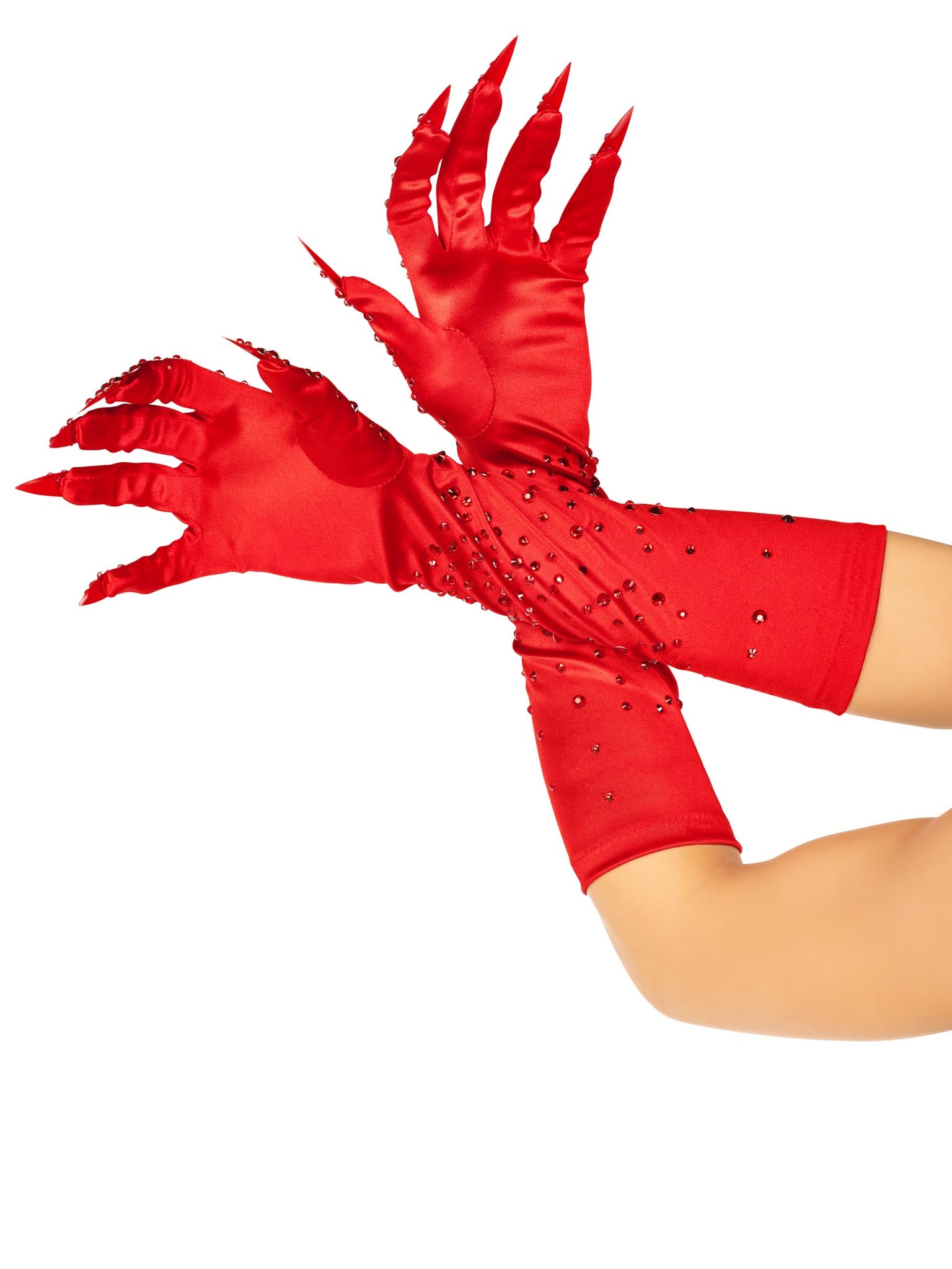 Leg Avenue Rhinestone Claw Gloves