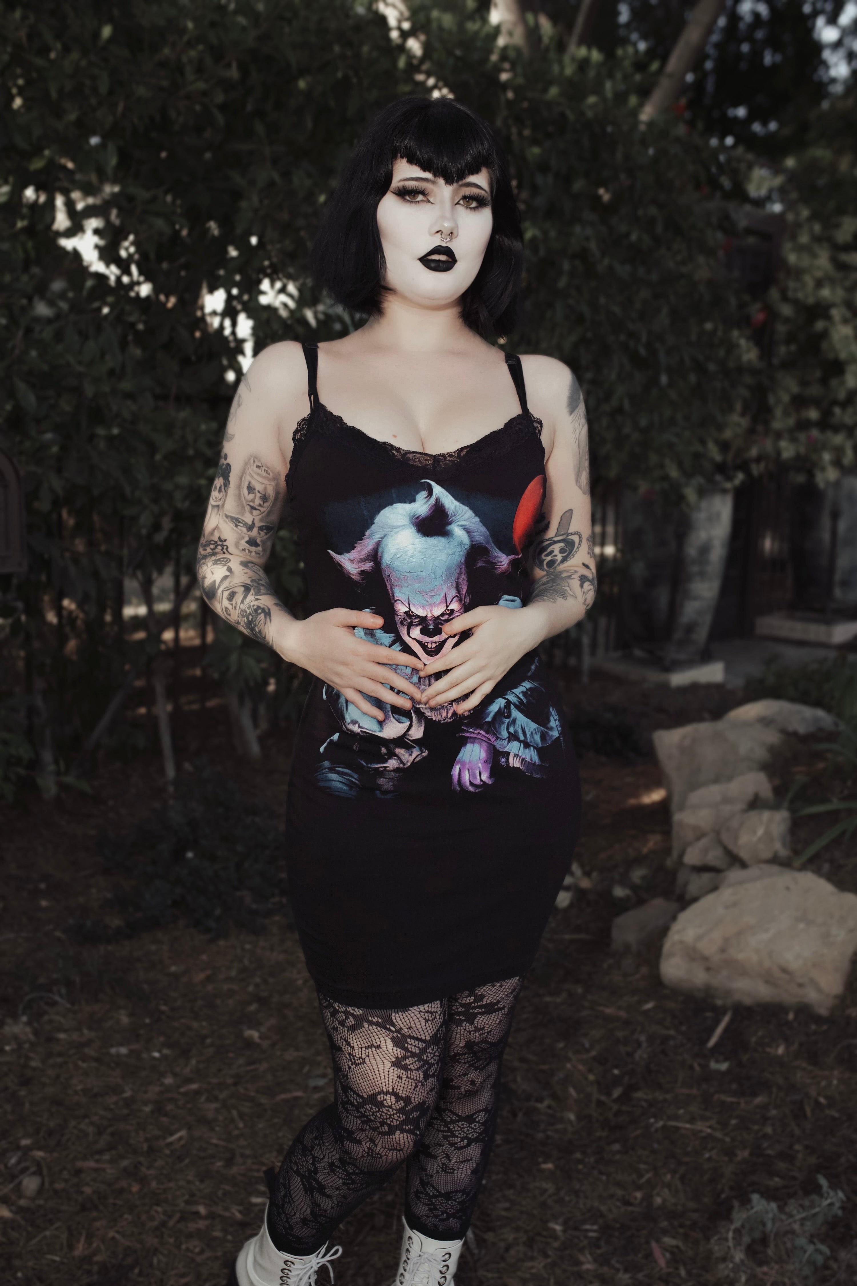 Vera's Eyecandy Pennywise Lace Strap Dress