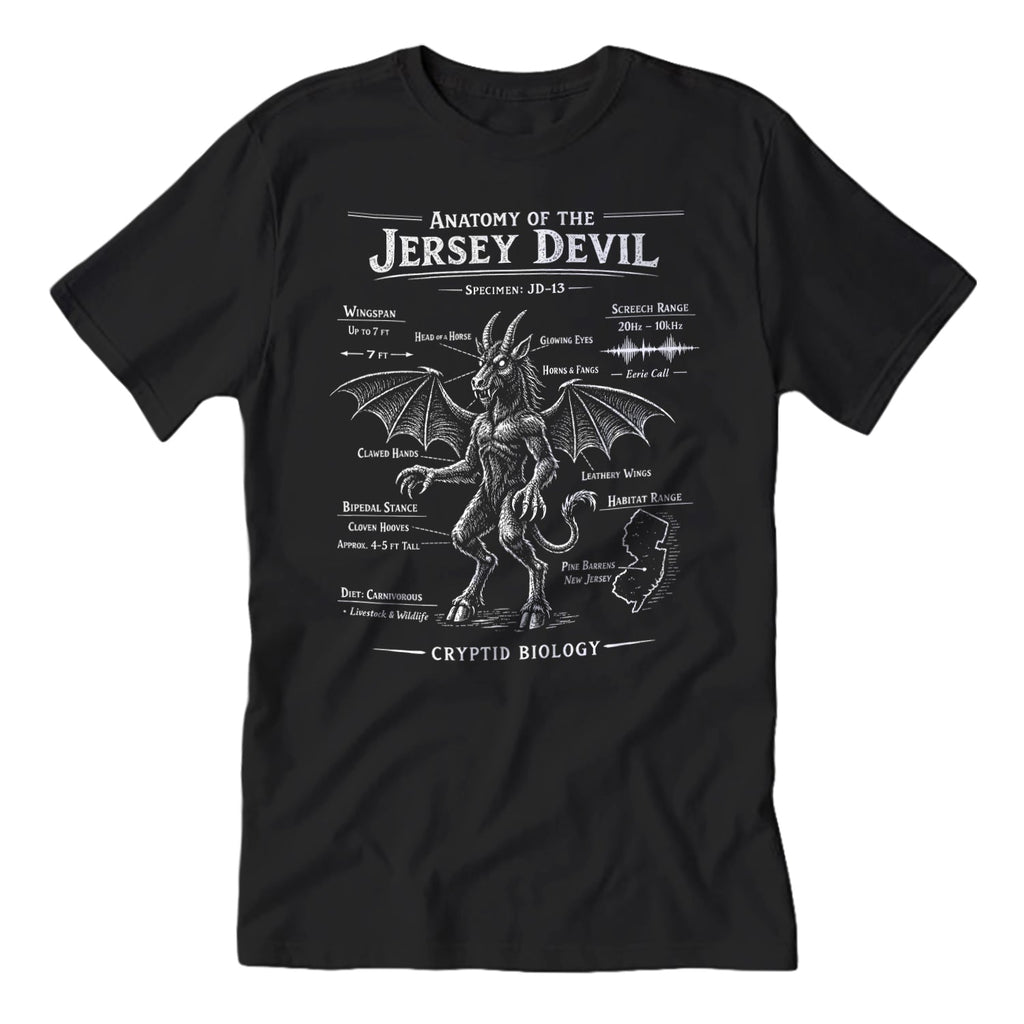 Original Underground Anatomy of the Jersey Devil Black T-Shirt