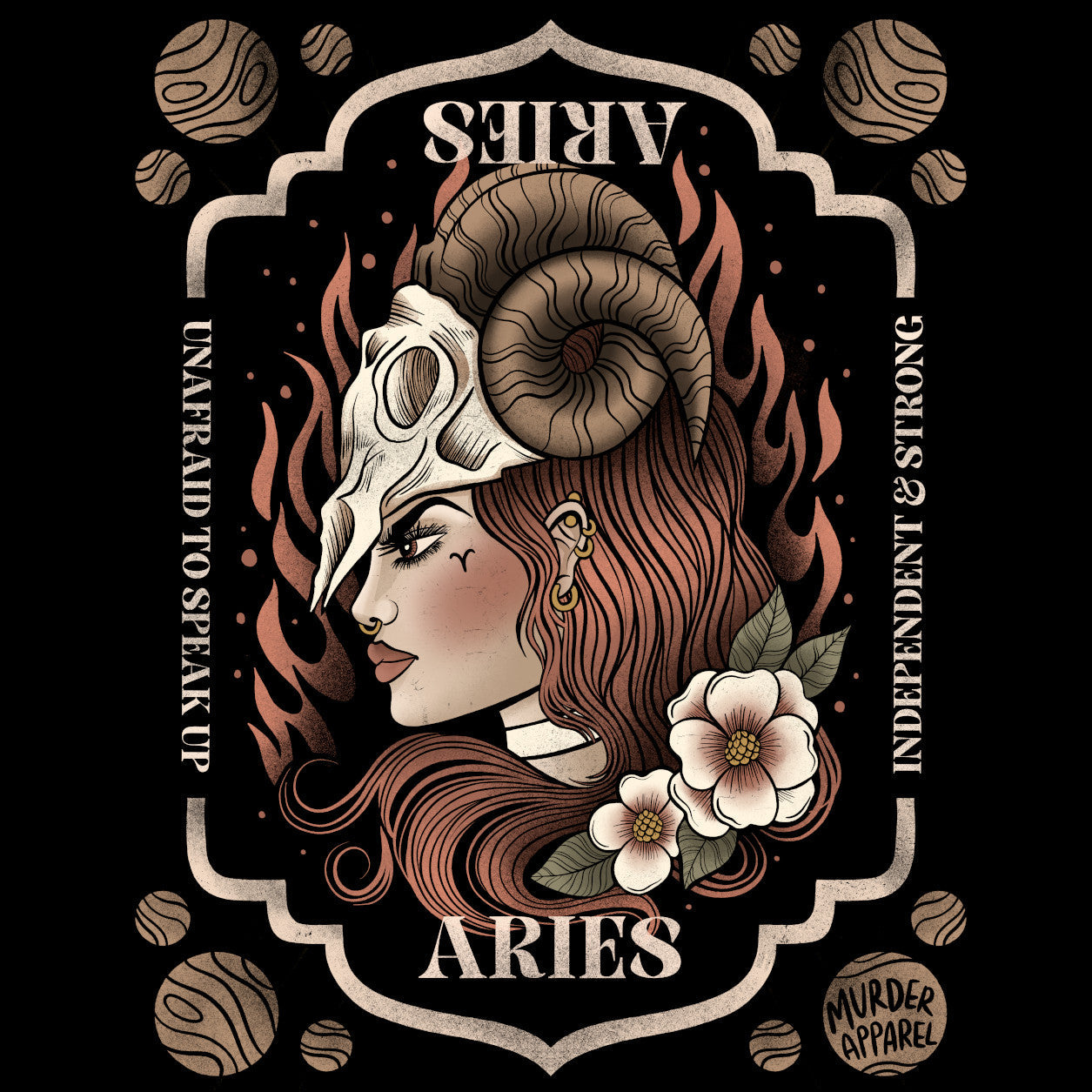 Murder Apparel Aries Zodiac T-Shirt