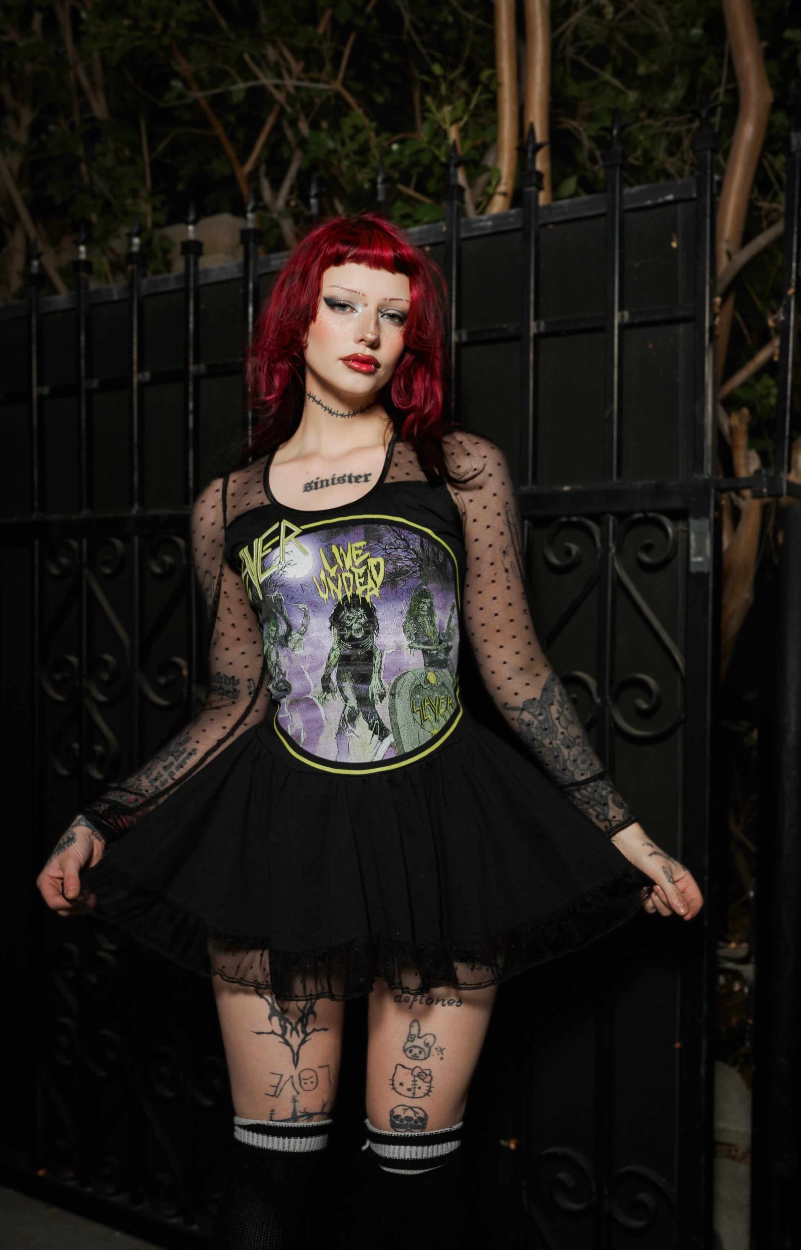 Vera's Eyecandy Slayer Ballerina Metal Dress
