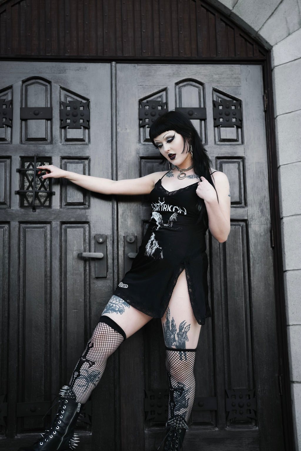 Vera's Eyecandy Satyricon Mini Slip Dress