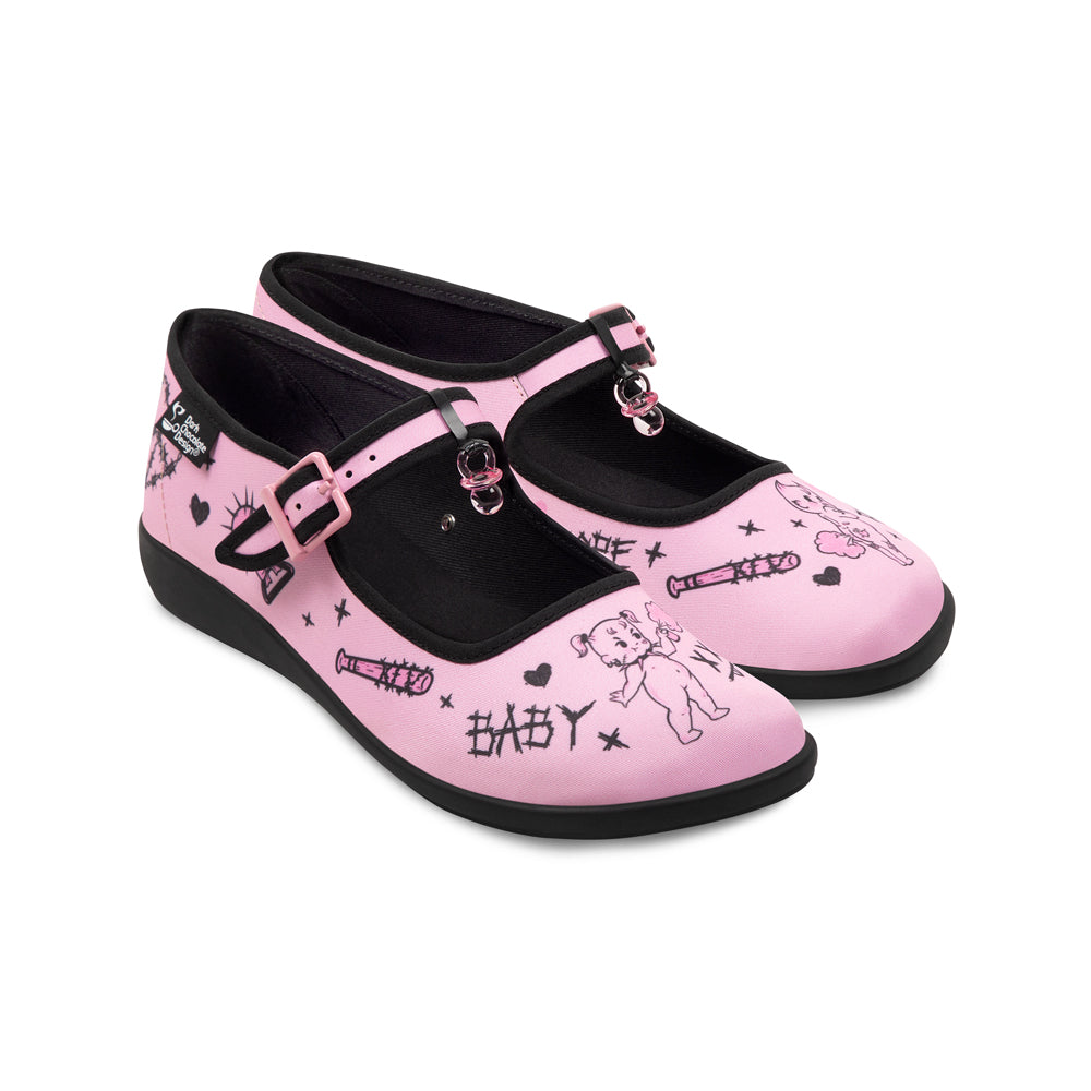 Hot Chocolate Design Chocolaticas® Baby Riot Women's Mary Jane Flat
