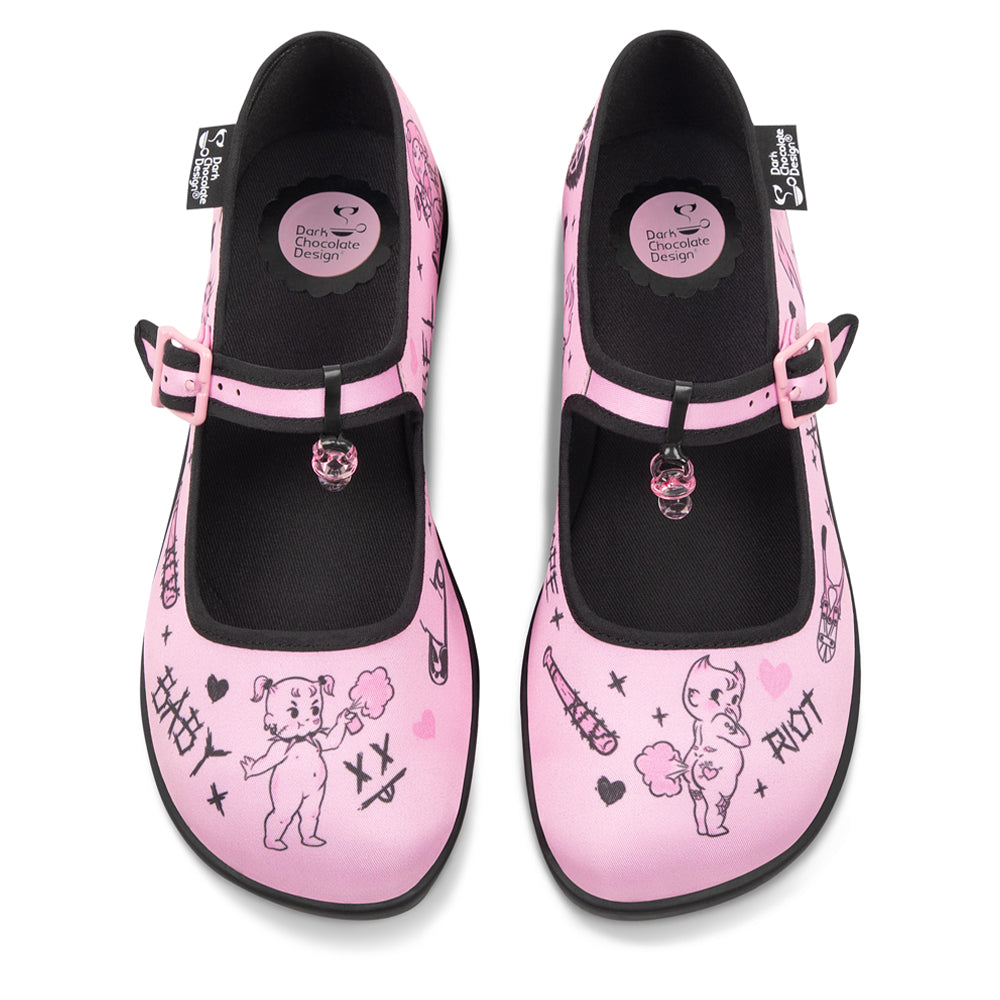 Chocolaticas® Baby Riot Mary Jane Flat