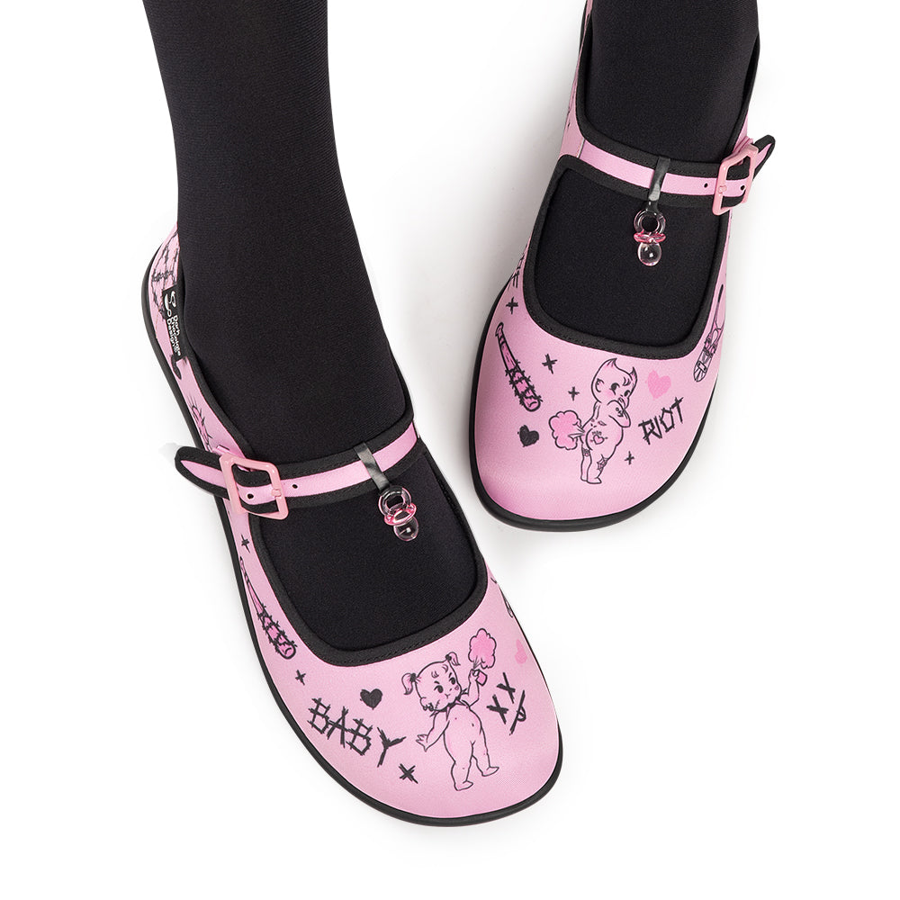 Chocolaticas® Baby Riot Mary Jane Flat