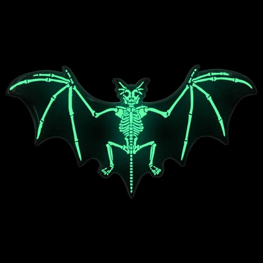 Kreepsville 666 Skelli Bat Glow Enamel Pin