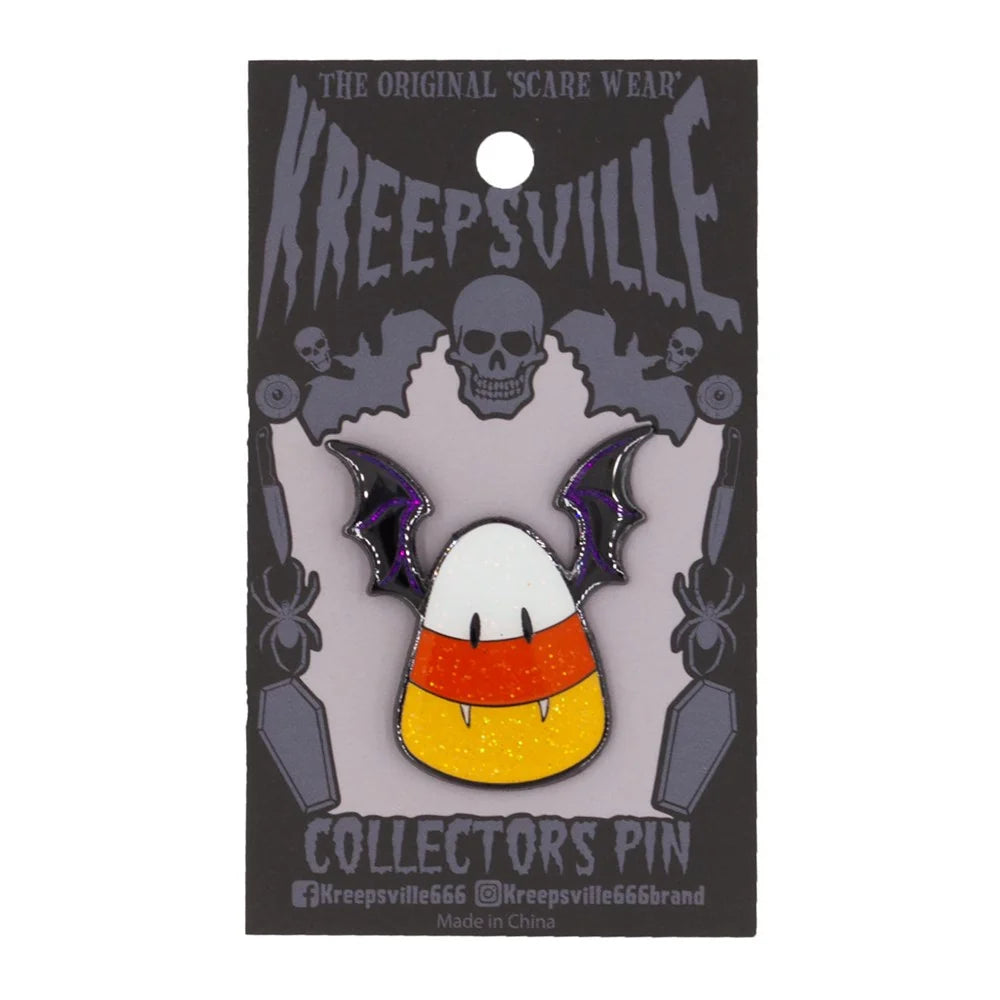 Kreepsville 666 Candy Corn Drac Enamel Pin