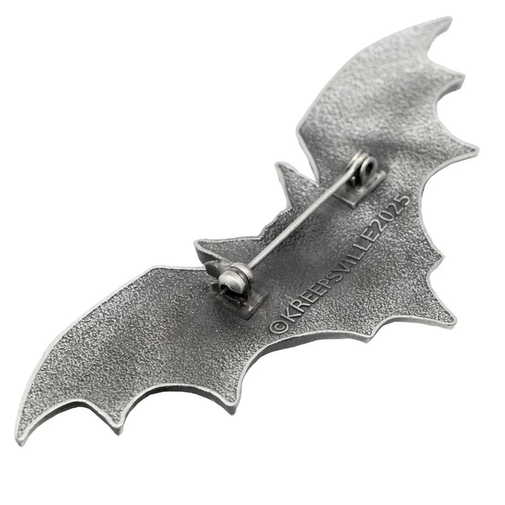 Kreepsville 666 Creature Of The Night Bat Pin Brooch