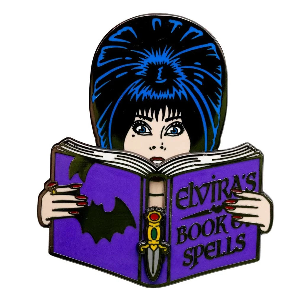 Kreepsville 666 Elvira Book Of Spells Moving Enamel Pin