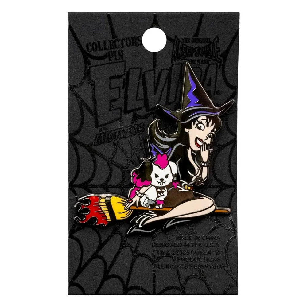 Kreepsville 666 Elvira And Gonk Bewitched Enamel Pin