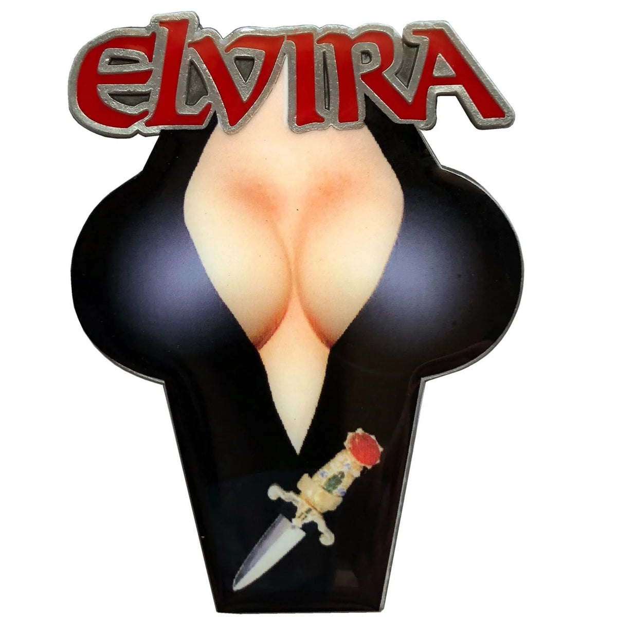 Kreepsville 666 Elvira Chest Logo Enamel Pin