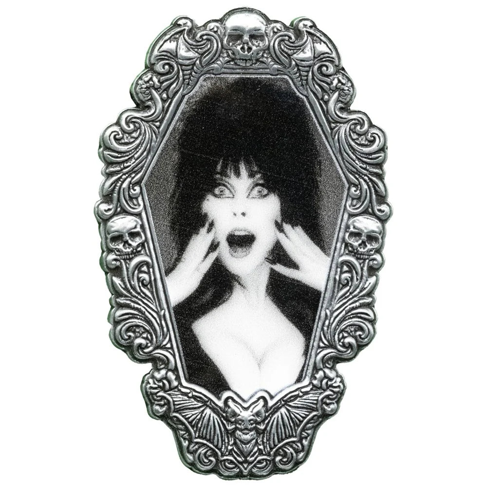 Kreepsville 666 Elvira Hands Gothic Frame Enamel Pin