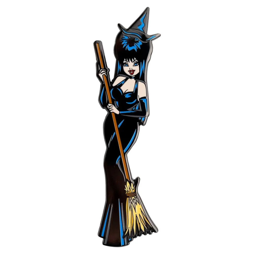 Kreepsville 666 Elvira Standing Witch Black Enamel Pin