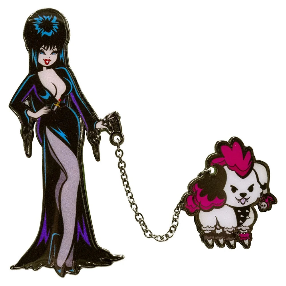 Kreepsville 666 Elvira Walking Gonk Enamel Pin Set