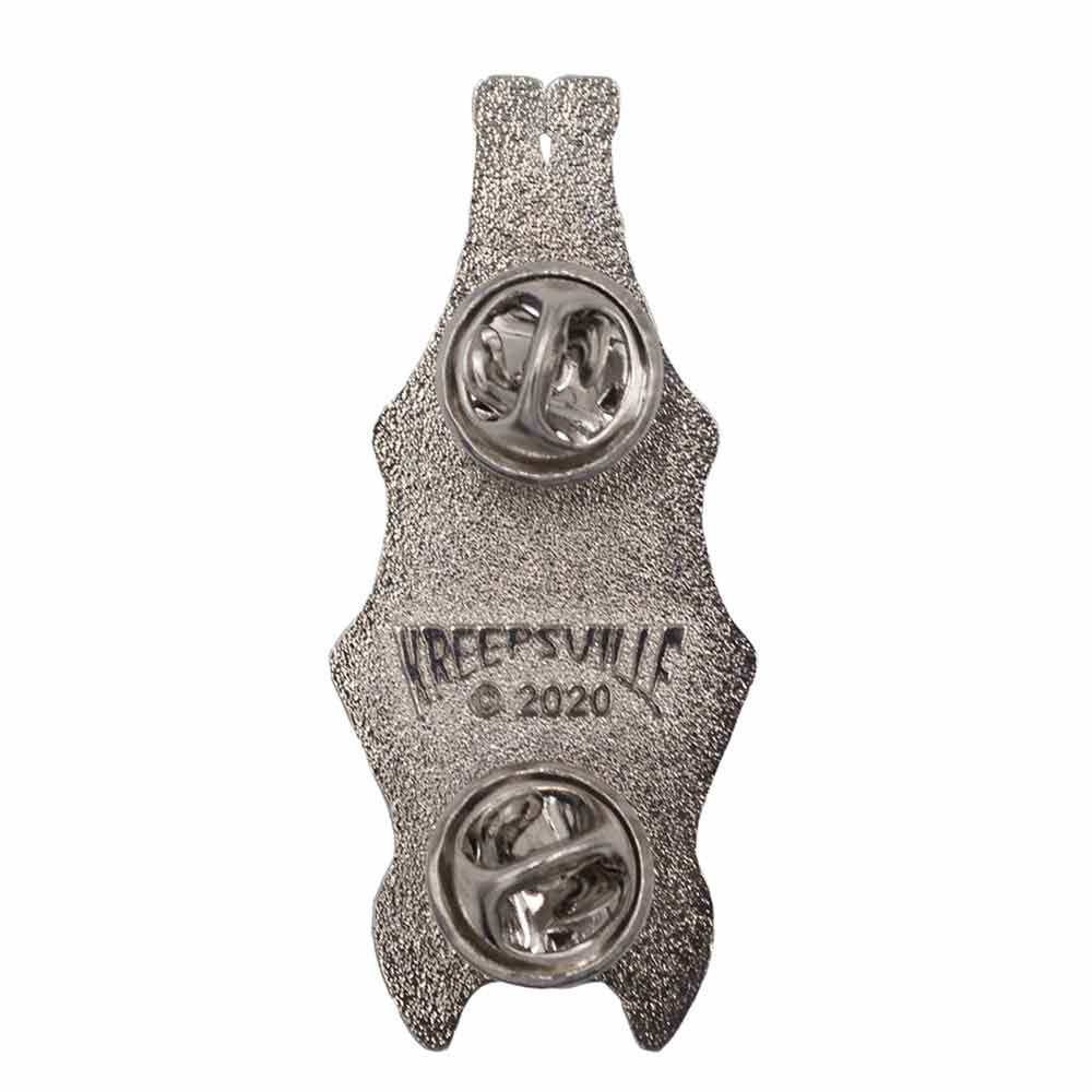 Kreepsville 666 Hanging Bat Glitter Enamel Pin