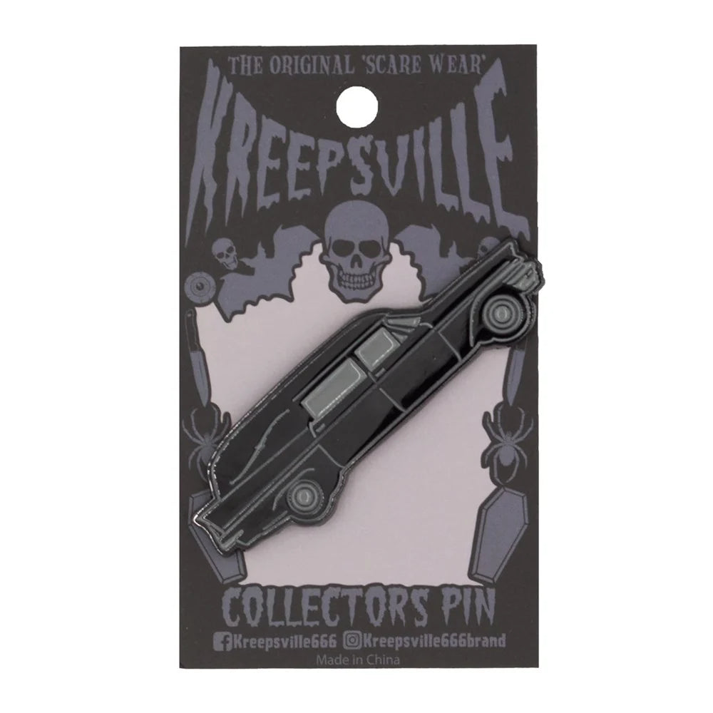 Kreepsville 666 Hearse Enamel Pin