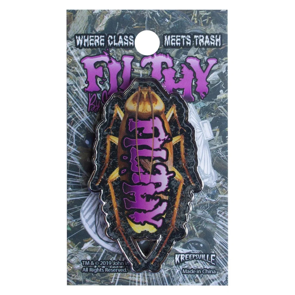 Kreepsville 666 John Waters Filthy Roach Enamel Pin