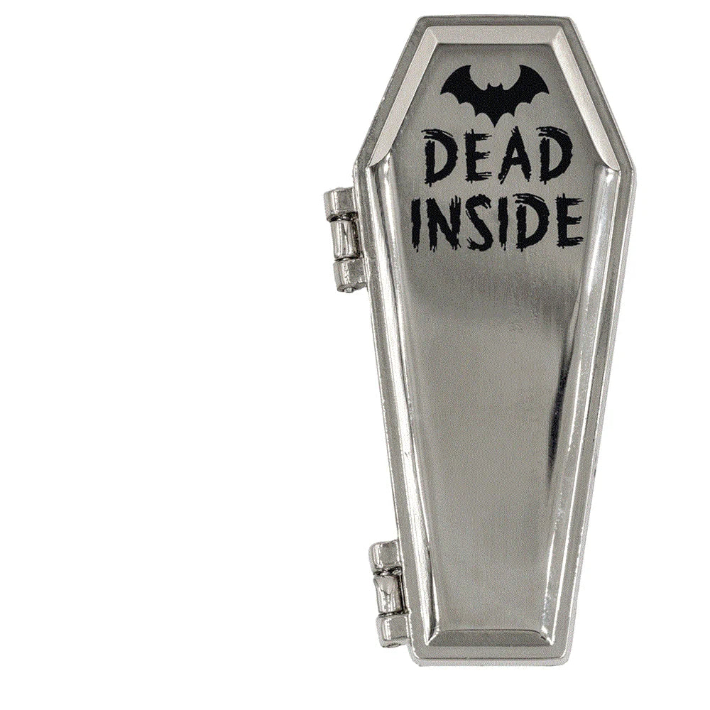 Kreepsville 666 Dead Inside Open Coffin Enamel Pin