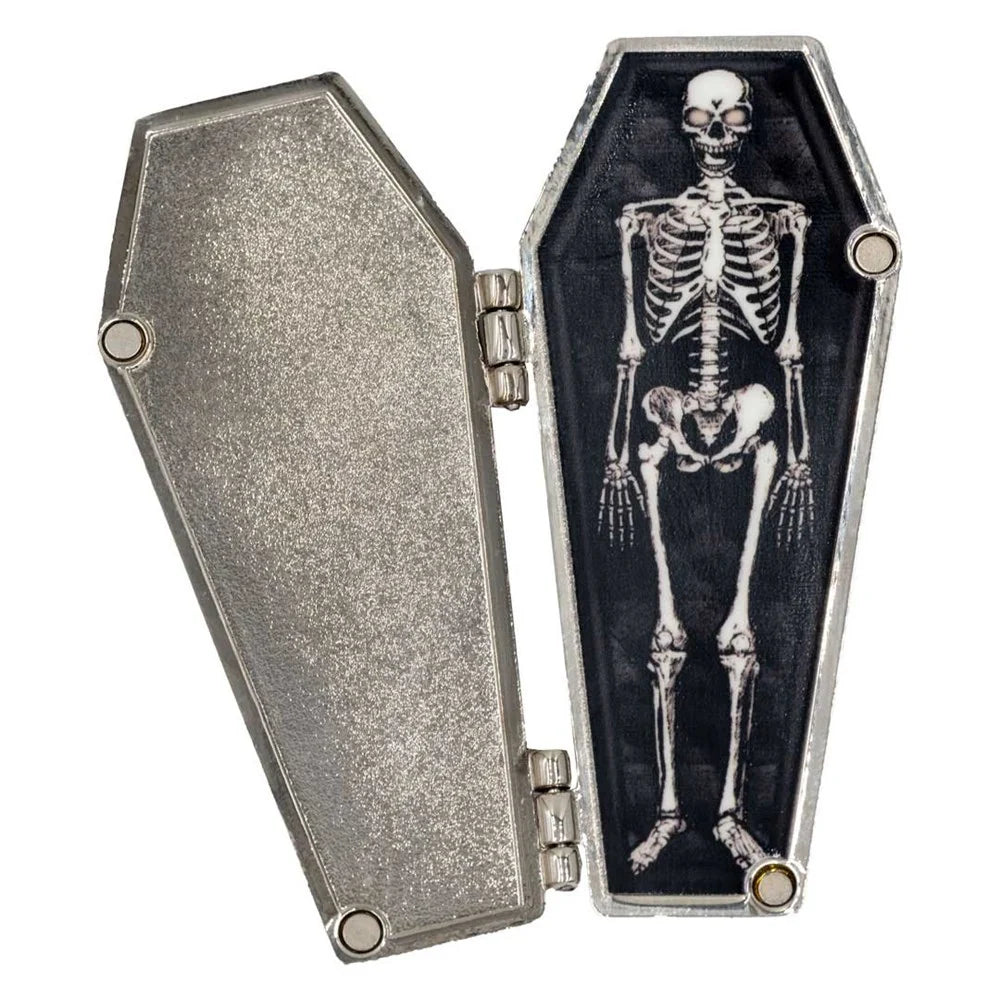 Kreepsville 666 Dead Inside Open Coffin Enamel Pin