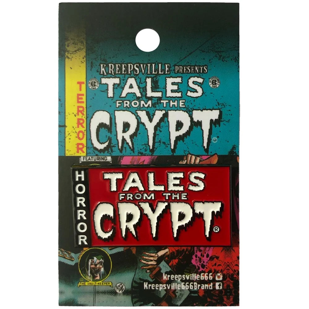 Kreepsville 666 Tales From The Crypt Logo Enamel Pin Badge