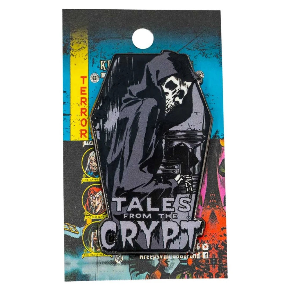Kreepsville 666 Tales From The Crypt Reaper Coffin Enamel Pin