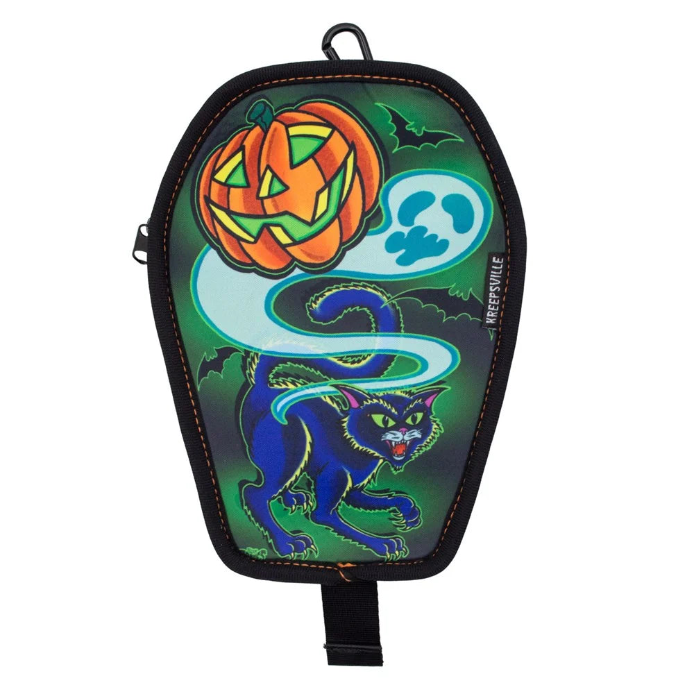 Kreepsville 666 Graves Halloween Coffin Clip Hip Pouch