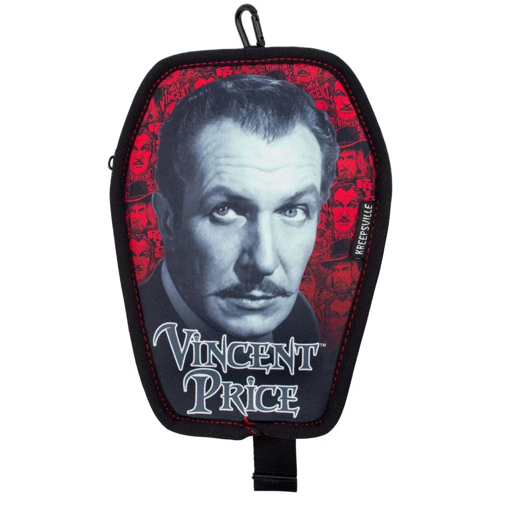 Kreepsville 666 Vincent Price Red Repeat Coffin Clip Hip Pouch