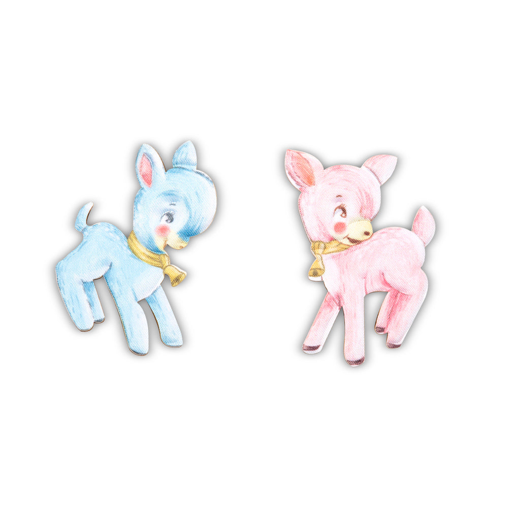 Chocolaticas® Deer Pastel Slingback Sandal