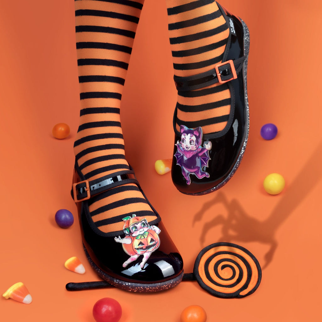 Chocolaticas® Tiny Terrors Halloween Women's Mary Jane Flats