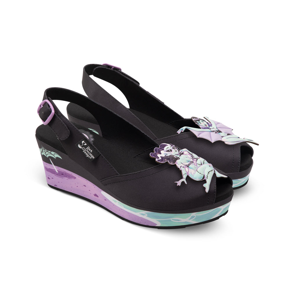 Chocolaticas® Beach Ghouls Slingback Sandal