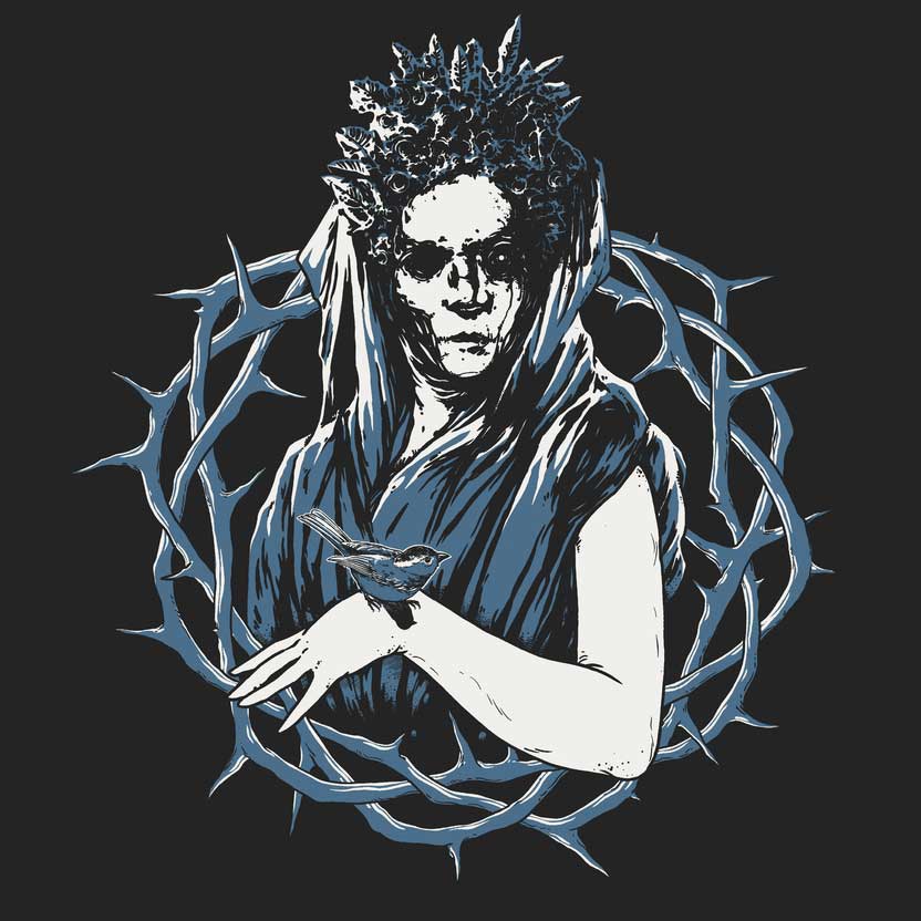 Fingers Duke Pareidolia Racerback Crop Tank Top