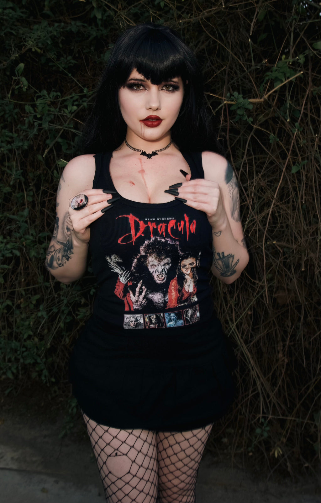 Vera's Eyecandy Bram Stoker's Dracula Ribbed Tank Top