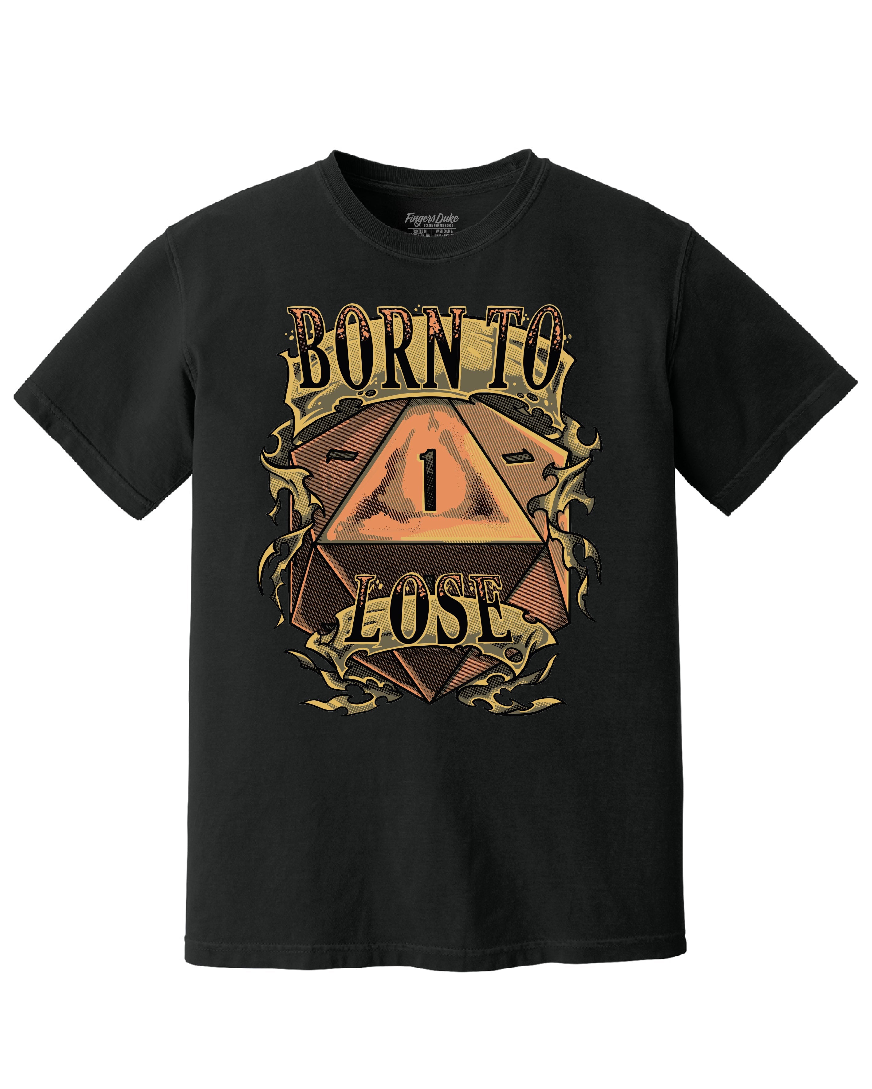 Finger's Duke Born To Lose Black T-Shirt