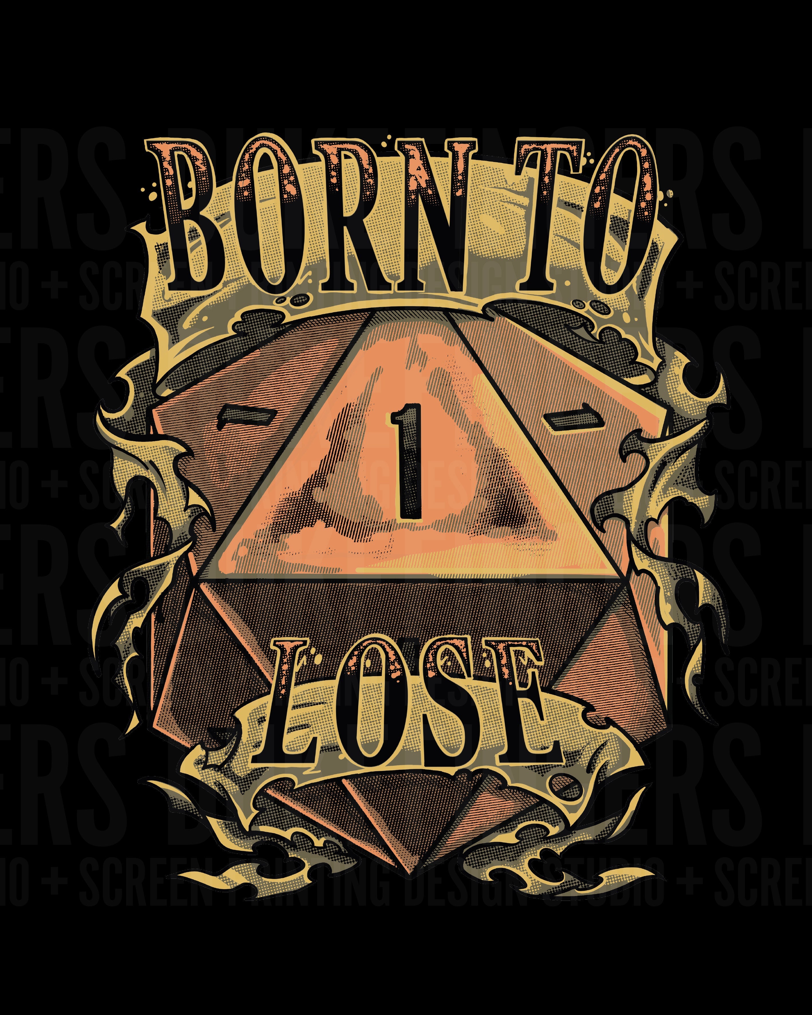 Finger's Duke Born To Lose Black T-Shirt