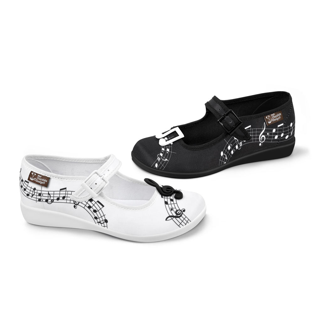 Chocolaticas® Harmony Musical Mary Jane Flat