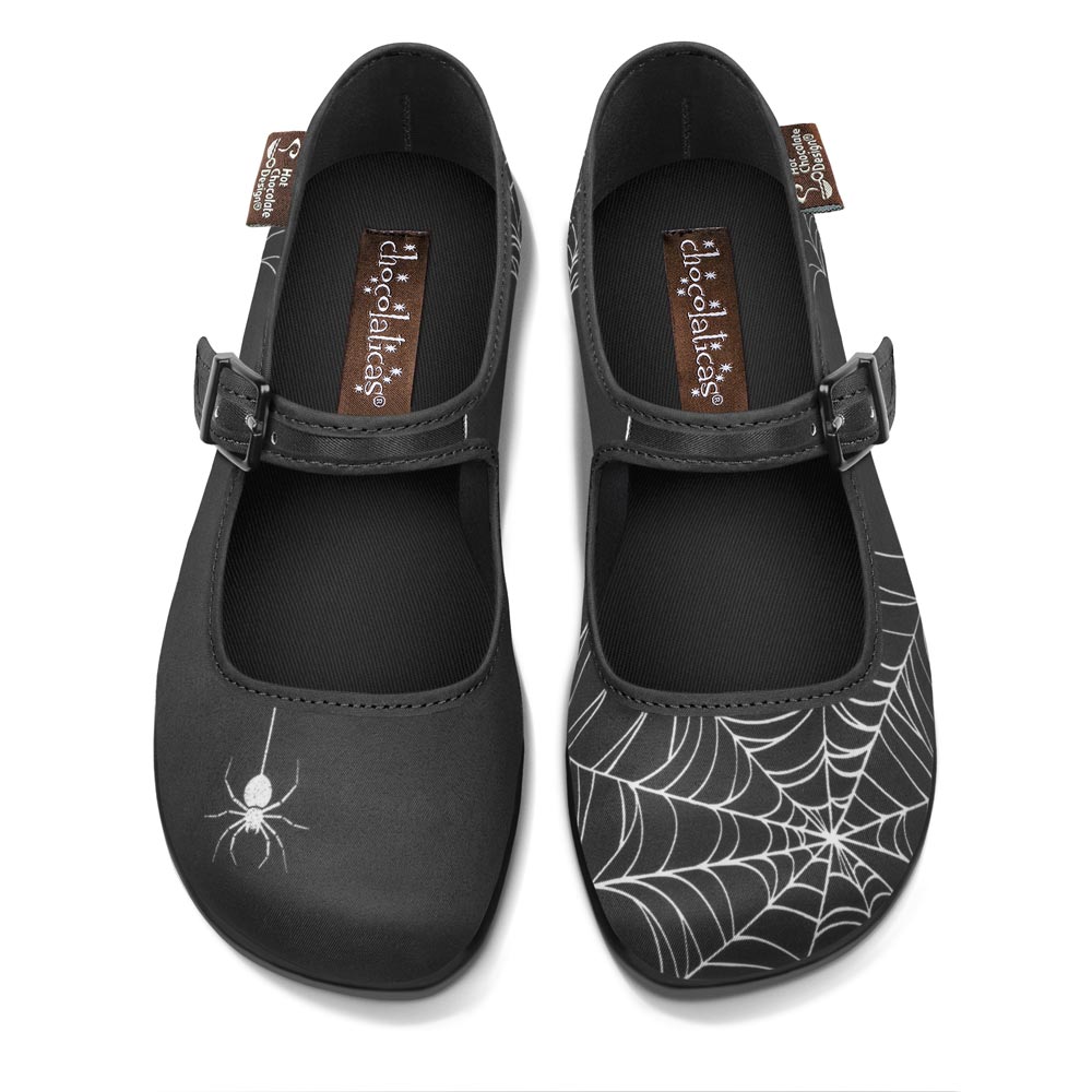 Chocolaticas® Gothic Spider Mary Jane Flat