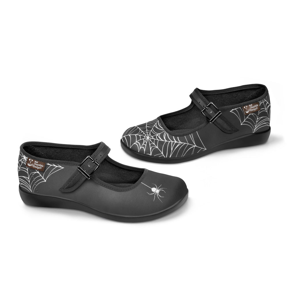 Chocolaticas® Gothic Spider Mary Jane Flat