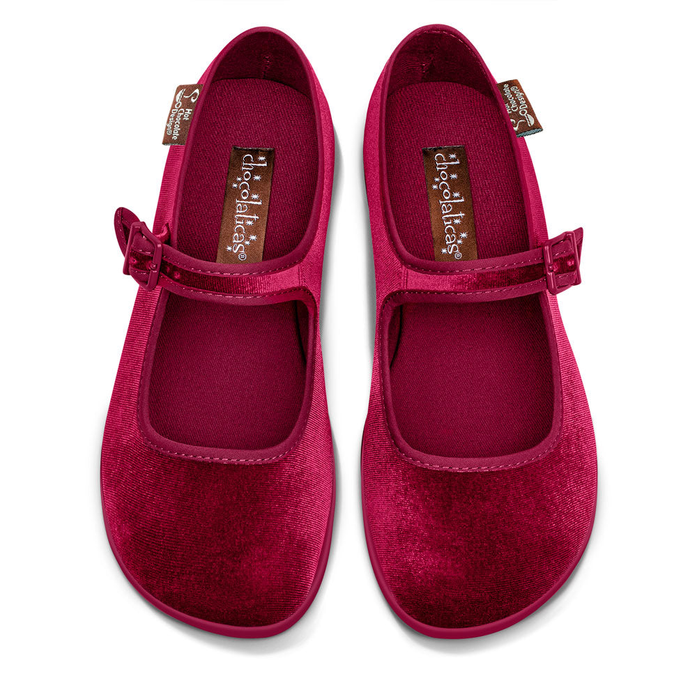 Chocolaticas® Red Wine Mary Jane Flat