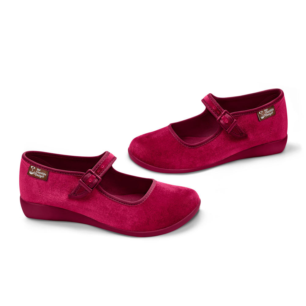 Chocolaticas® Red Wine Mary Jane Flat