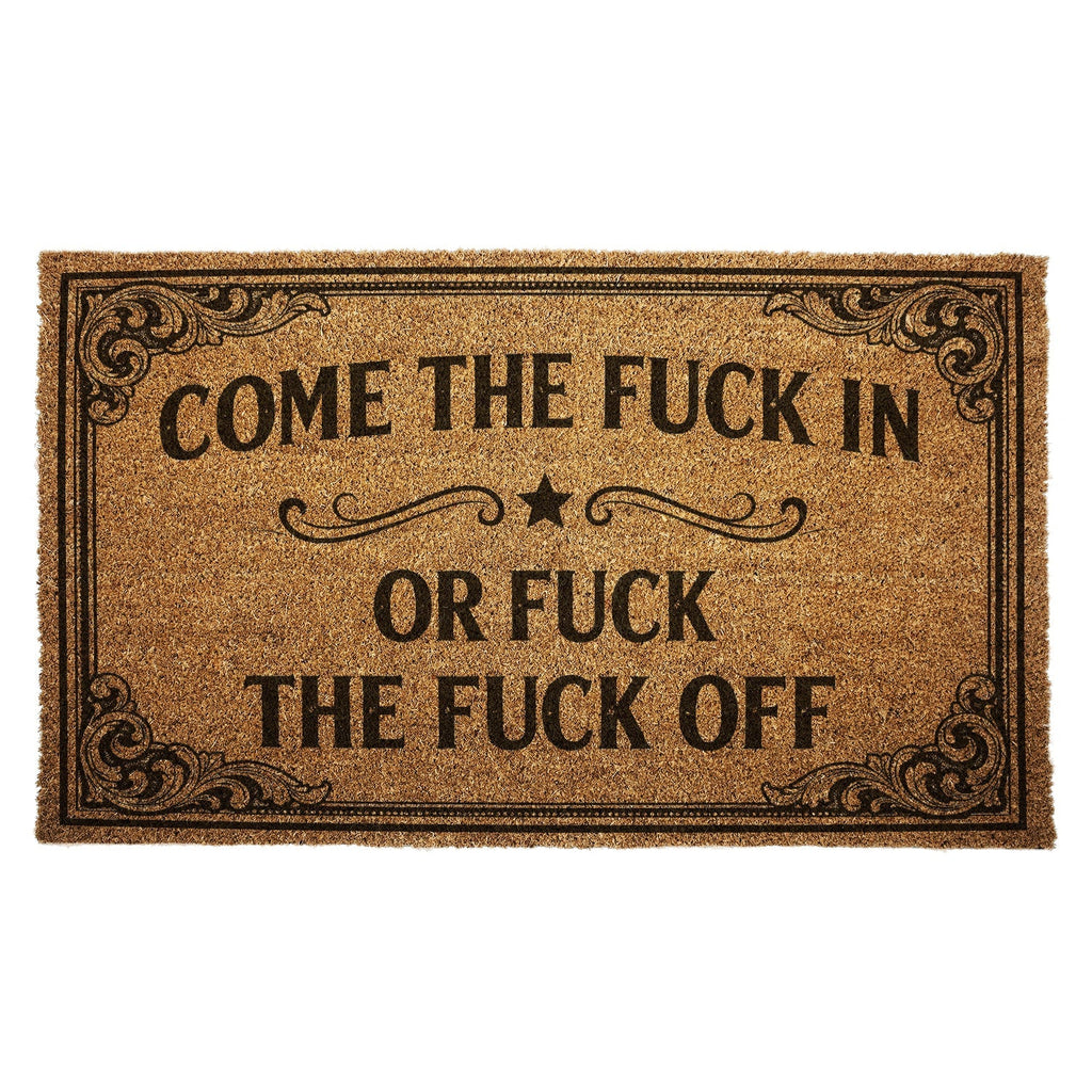 Original Underground Come the F--k In Door Mat
