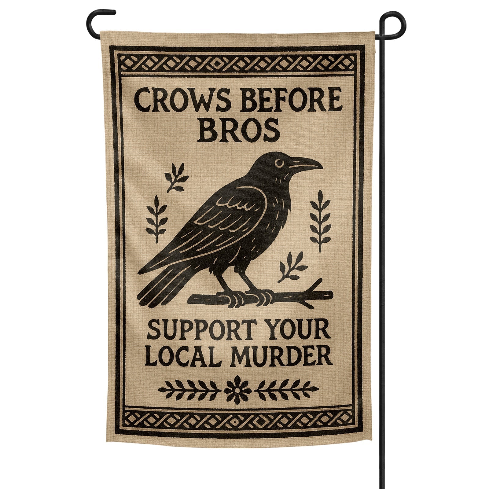 Original Underground Crows Before Bros Garden Flag