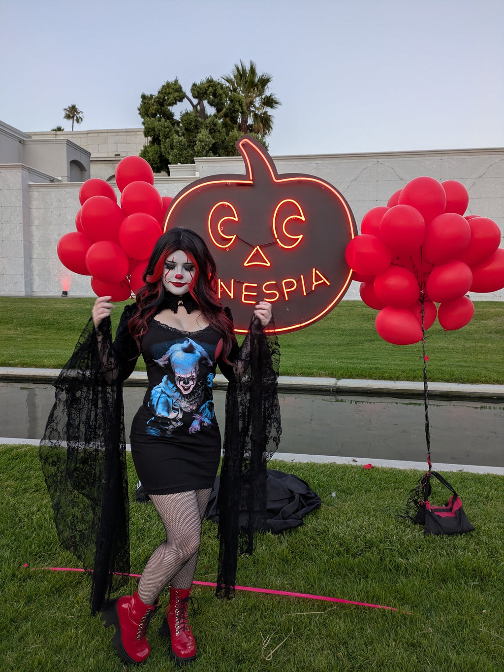 Vera's Eyecandy Pennywise Lace Strap Dress