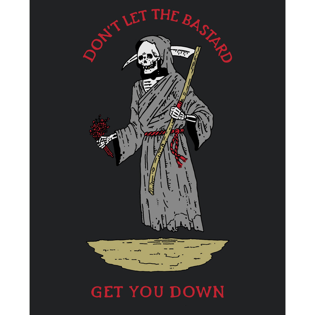 Fingers Duke Reaper Bastard Vintage Black T-Shirt