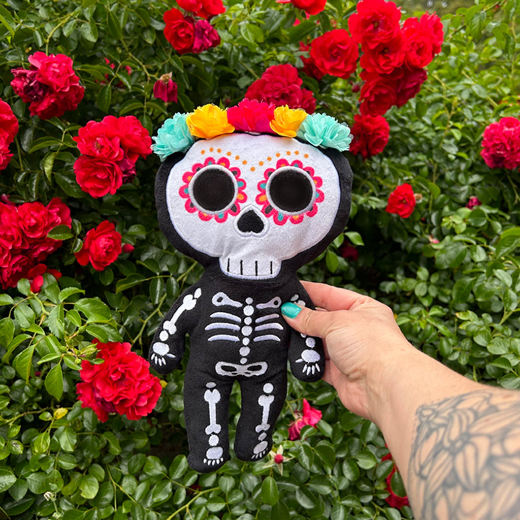 MaterialJill Day of the Dead Skeleton 12" Plush 3 Options