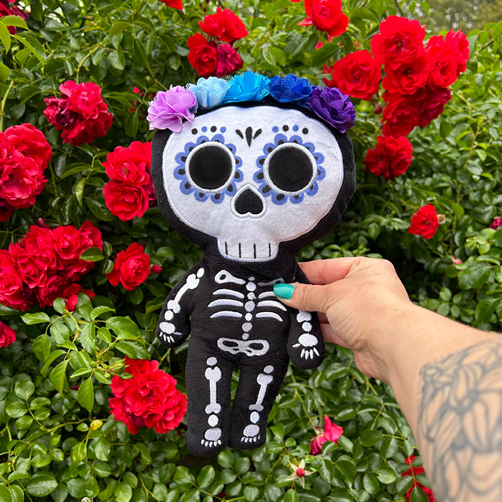MaterialJill Day of the Dead Skeleton 12" Plush 3 Options