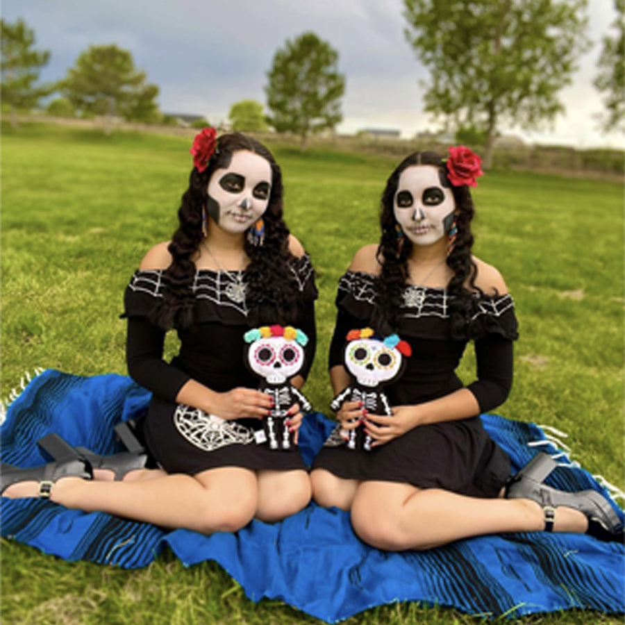MaterialJill Day of the Dead Skeleton 12" Plush 3 Options