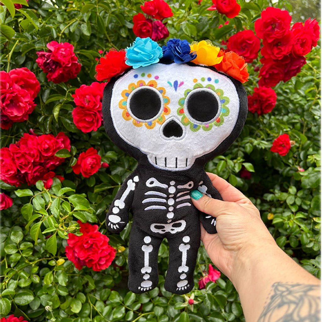 MaterialJill Day of the Dead Skeleton 12" Plush 3 Options